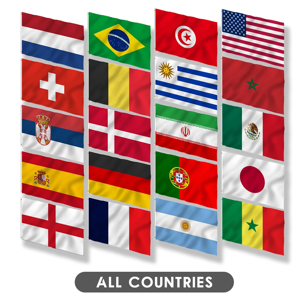 FLAG World Country Flags New Design 3x5 FT National Flag Polyester America Flags 