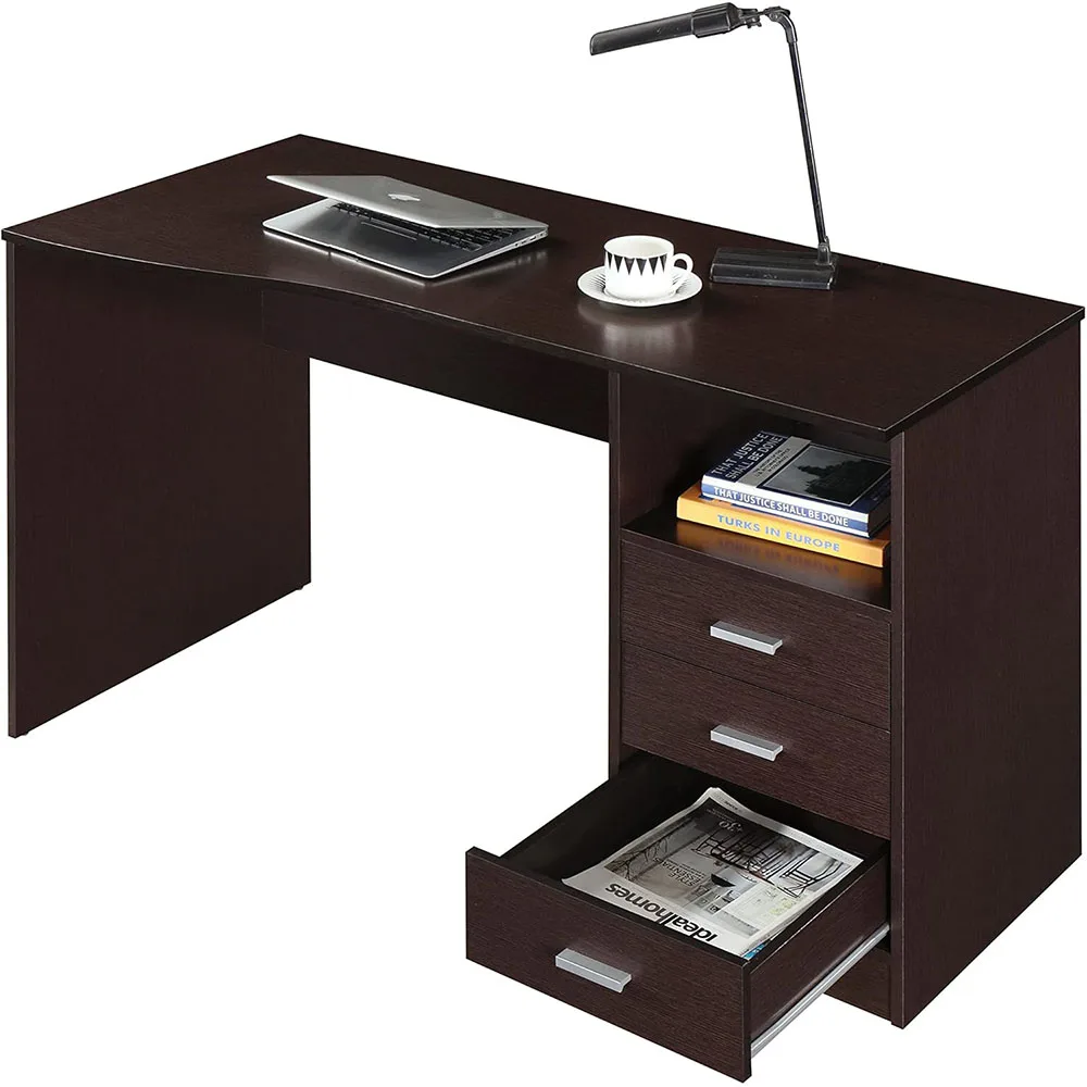 Modern 29.5\" x 23.6\" x 51.2\" Office Computer Desk with Multiple Wooden Drawers for Home Use manufacture