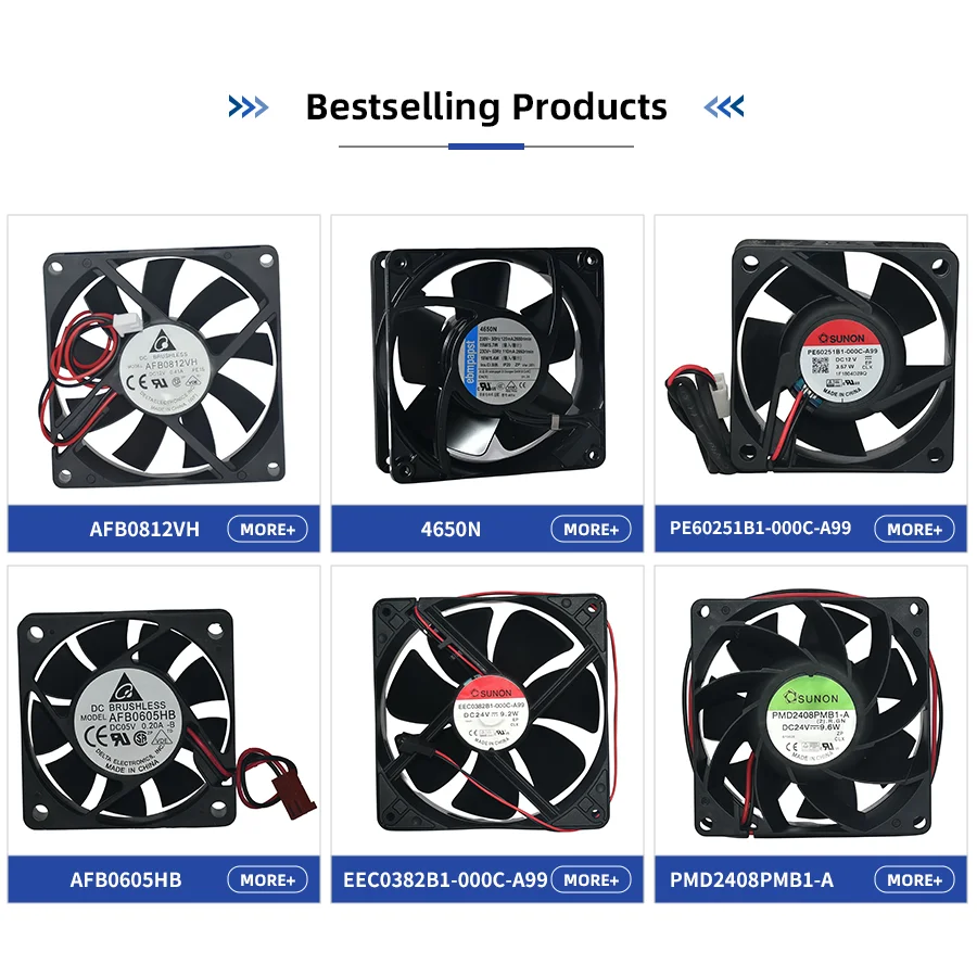 Brushless Axial Cooling Fan, NMB-MAT, 2410ML-05W-B69, 24V - detail 14