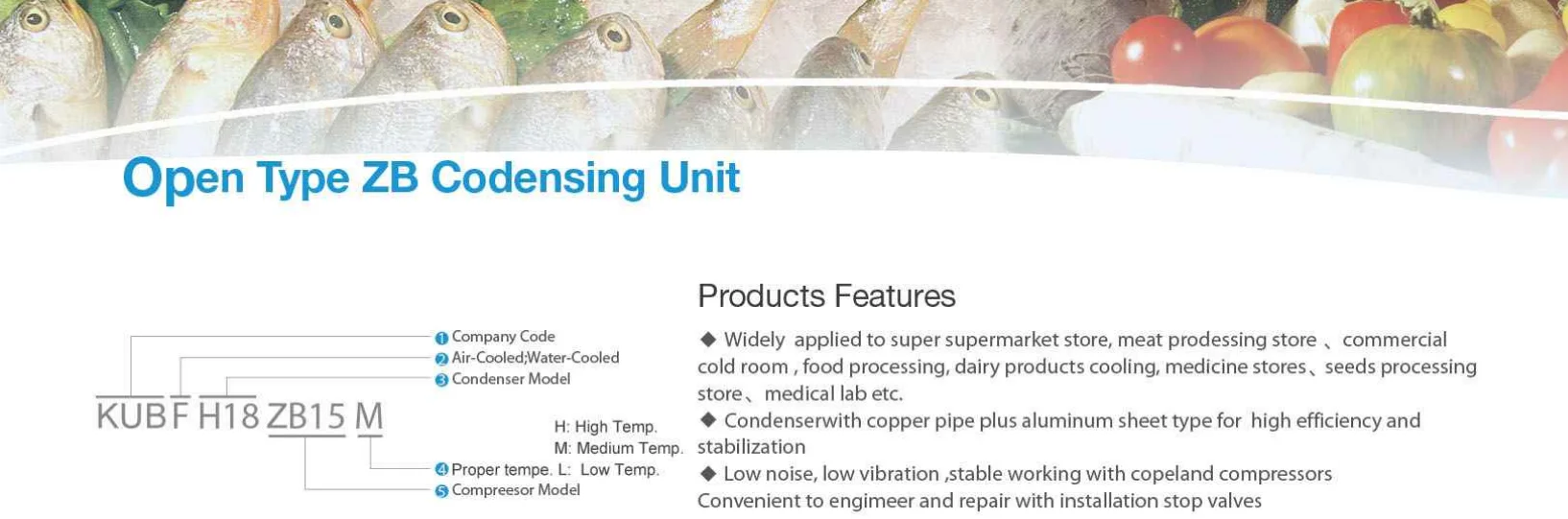 380V 3PH 50HZ Water Cooled Condensing Unit with 1 Year Warranty and 2Hp 3Hp 4Hp Copeland Compressor
