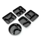 Brand New Pp Disposable Food Container Transparent Lid Bento Takeaway Box