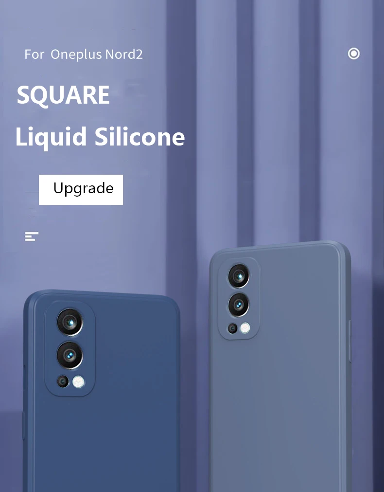 Comprar Funda Oneplus Nord 2 5G - Square Liquid Premium - Azul