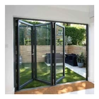 Windows Aluminum Glass Folding/ Bifold/ Bi Folding Doors Windows