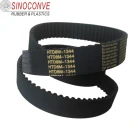 Belts Red Coated Belt Rubber Timing Belts HTD 5m 8m Timing Belts With Rubber