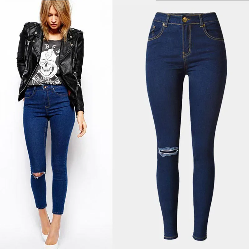 Amazon Hot Sale Plus-size Jeans Women's 