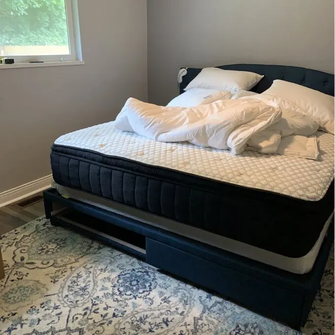 Super comfortable euro top full size pocket spring coils mattress queen king president mattresses