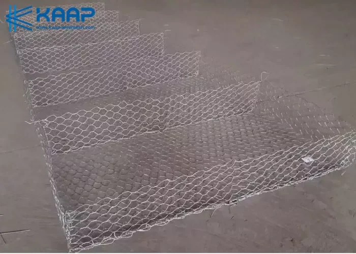 Hot Galvanized 2mm Hexagonal Woven Gabion Baskets