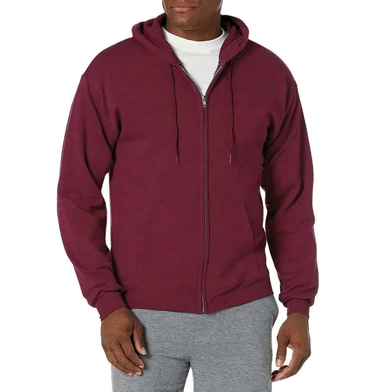 Zip Fleece Hoodie,Factory Plain Hoodies 