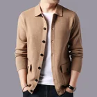 Reasonable Price New Style Cardigan Winter Polo-collar Jacket/sweaters Men