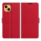 Genuine Leather Wallet Case Magnetic Cover Card Holder Shockproof Case Compatible With IPhone 13 Series