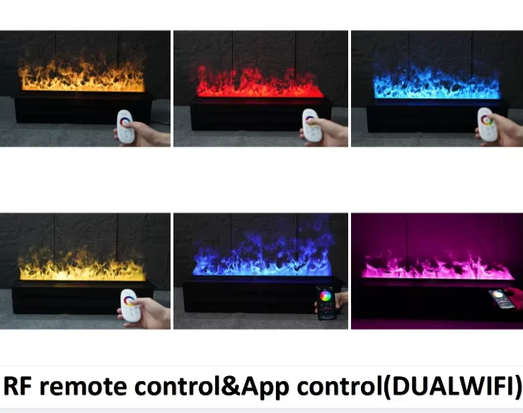 Electric Fireplace, Wall, 3D - detail 38
