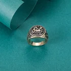 Engagement 2021 Engagement Hawaiian Geometry Wedding Rings Jewelry Women 14K Gold Plated Men's Ring Wholesale