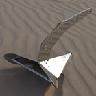 100% 100% Brand New Shenghui Stainless Steel 316 Delta/Wing Boat Anchors 11lbs