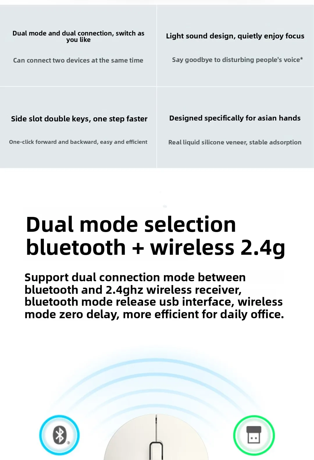Unlock Business Success with MiiiW Wireless Bluetooth Dual - Mode Mouse