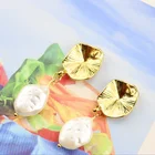 Pearl Earrings Simple Fashion Elegant Large Grain Pearl Earrings