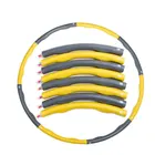 Hoop 8 Section Detachable Soft Foam Padding Weighted Gym Equipment Exercise Hula Ring Hoop