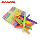 Wood Sticks Ice Cream Wood Wooden Stick Children Manual Materials Colored Wood Sticks Ice Cream Sticks For Craft