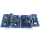 Profile Hinge 3040 Strong Nylon Adjustable Butt Hinge For Profile 30/40 Plastic Cabinet Door Frame Hinge