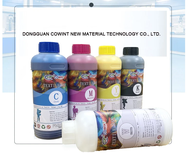 Cowint Color Cymk Brand Pet Film White Transfer Pigment Heat Transfer