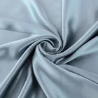 Silk Wholesale 30 Mmome 100% Mulberry Silk Satin Fabric Blue Silver Gold Green Solid Color Pure Silk Fabric In Stock