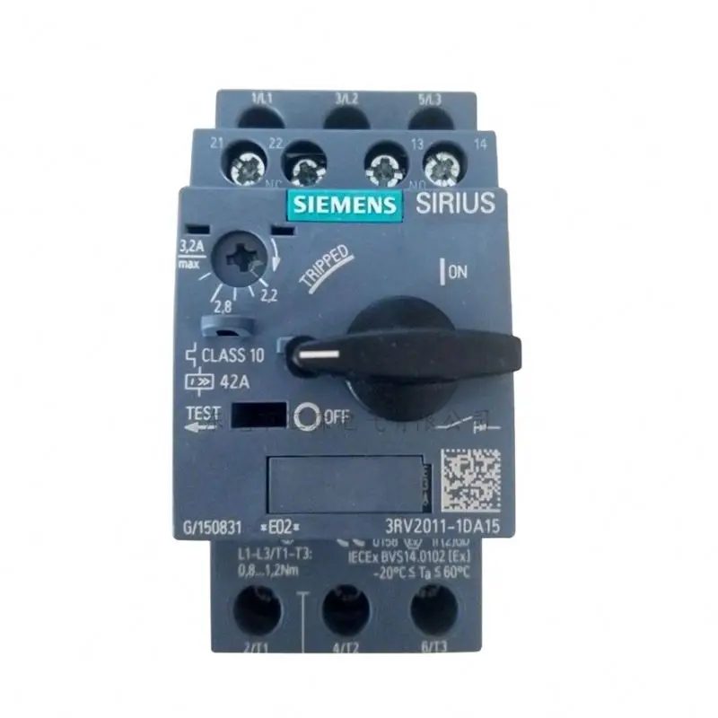 Siemens Circuit Breaker 5TL 3RV2011-1DA15 15 Amp Circuit Breaker Surge Protector Circuit Breaker Hot Selling