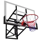 Hoop Glass Basketball Hoop And Board W-1040b Outdoor Height-Adjustable Basketball Hoop Board Tempered Glass
