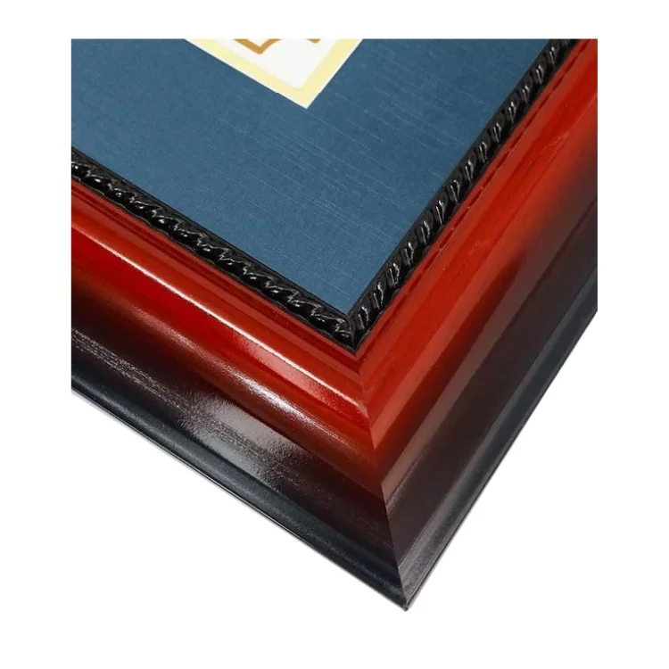 Elegant Wood Diploma Frames A4 Cherry Wood Graduation Certificate Frame factory