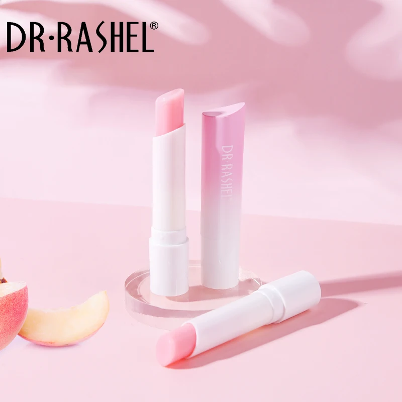 DR RASHEL Lip Care Moisturizing Hydrating Plumping Lightening Brightening Peach Lip Balm