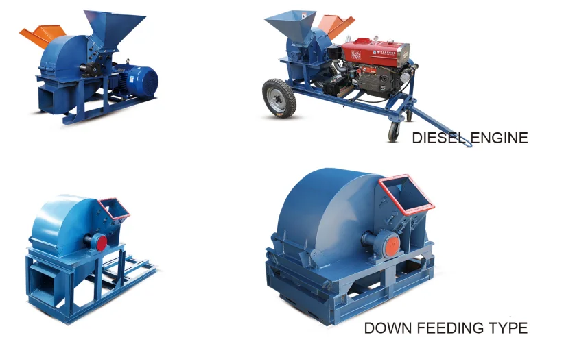 Wood Branch Chipper Crusher Shaving Machine Wooden Chip Shredder Mill Sawdust Making Machines Price factory