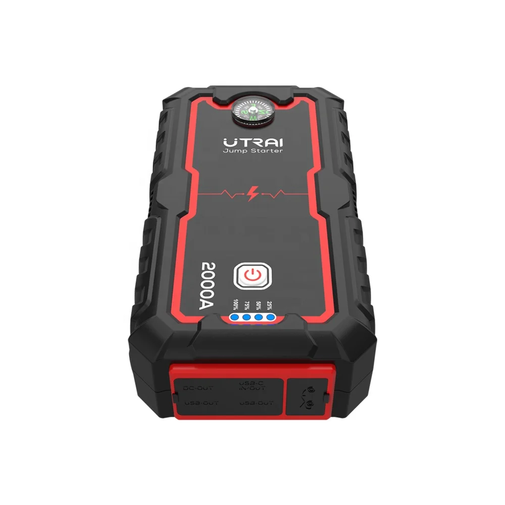 Battery Portable Lithium Ion 12V  Charger Jump Starter & USB Power Pack 