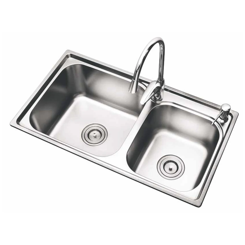 Modern Double Bowl Sink