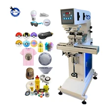 High Quality Semi-Automatic 2 Color Insole Pad Printer Machine With Shuttle Pad Printing Machine