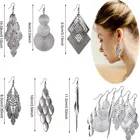 Earrings For Women Bohemia Metal Earrings Set Vintage Statement Drop Dangle Earrings For Women Girls