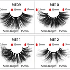Mink Lashes Eyelash Lash Book 25 Mm 5d Mink Eyelash Vendor Mink Bulk Winged Ready Stock Eyelash Pieces