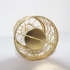 Silver Wholesale Gold Silver 3 Styles Iron Candlestick Wedding Home Garden Decoration Candle Holder