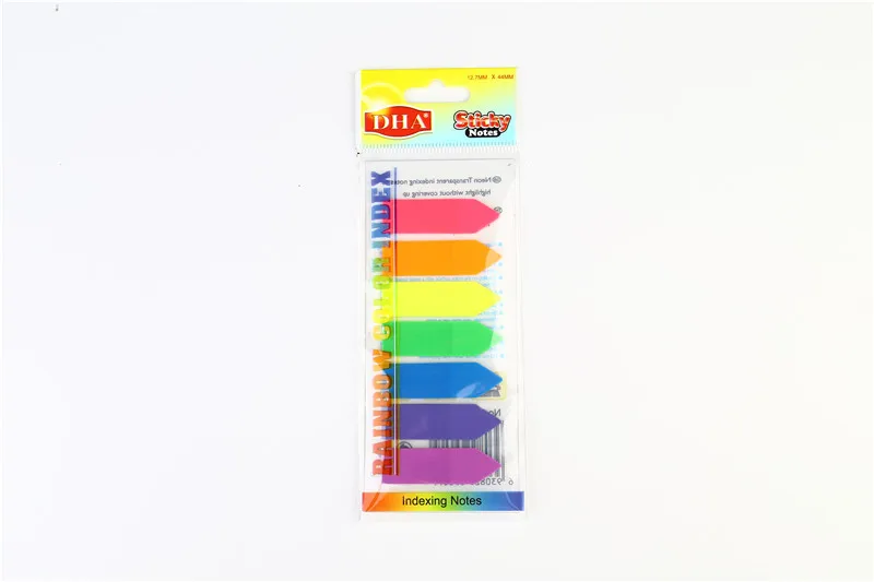 Post Note it Sticky Note Tabs Customized Colored Index Tabs Flags 100 Sheet Fluorescent Pet Sticky Notes