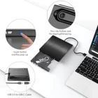 Usb Player External CD DVD Drive USB 3.0 Type-C Portable Optical Superdrive Burner Player Writer CD DVD /- RW Compatible Wi