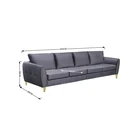 Furniture Wholesale China Supplier Royal Chaise Longue Wedding Stage European Furniture Sofa