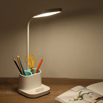 Kamisafe LED desk lamp for home office eye care Flexible gooseneck adjustable touch control modern office lamp desktop lamp