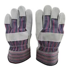 Leather Gloves Cheap Safety Driver Ab Grade Split Cowhide Leather Working Gloves