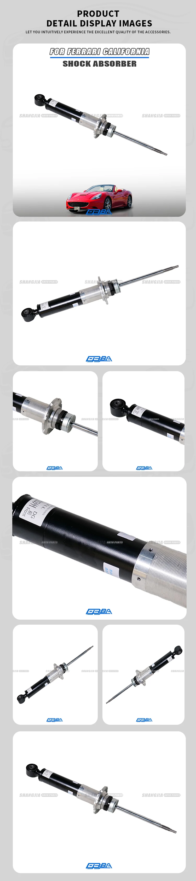 product hot sale car spare parts front metal material shock absorbers for ferrari california 2009 2013 oe 247208 247210-2