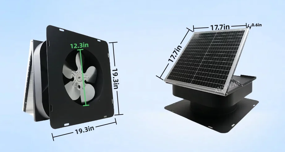 Air Solar Panel, Roof, DC 15V, Electric+Solar - detail 12