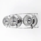 Condiment Stainless Steel Condiment Jar Spice Container Sets For Sugar Tea Coffee Spice