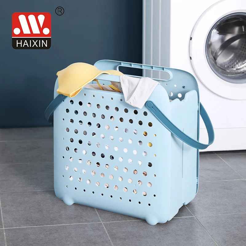 clothes dirty laundry basket storage baskets bins foldable collapsible laundry basket