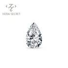 Pear Diamond ForeverFlame G H 3ct VVS1 Pear Cut Diamond CVD CZ Moissanite