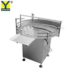 Machine Machinery XZJ-2A Round Bottle Unscramble Machine Turn Rotary Accumulation Table For Sorting