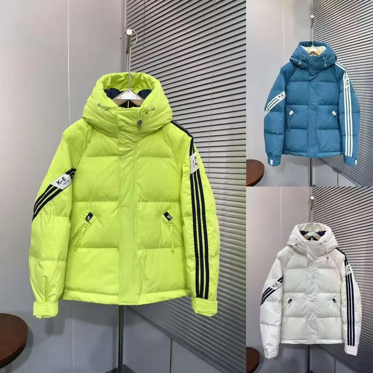 Wholesale fashion designer men's coats Custom down foam men's down jackets men's winter coats