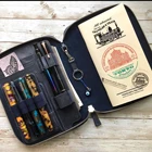 Factory Custom High End Leather Gift Set Pen Case A5 Journal Leather Journal