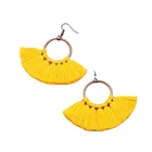 Hoop New Arrivals Newest Design Women's Fashion Hoop Earrings Long Tassel Earrings