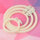 Plastic Hoop Milky Plastic Small Embroidery Hoop Plastic Embroidery Hoop
